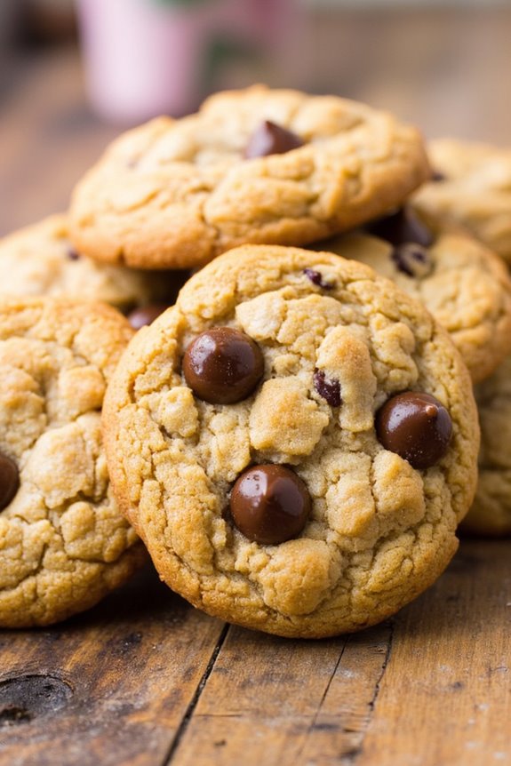 chewy oatmeal chocolate chip cookies