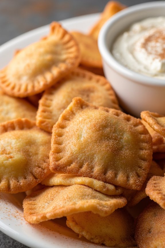 crispy cinnamon sugar chips