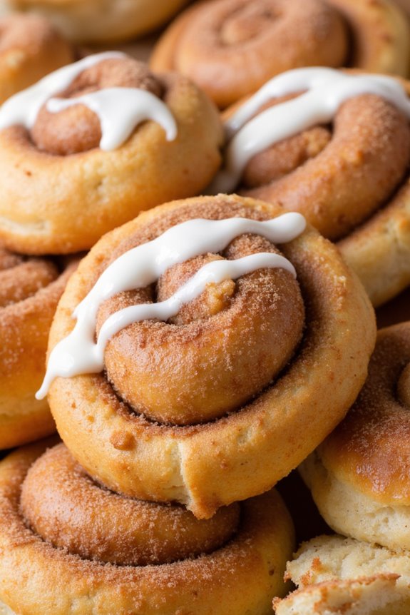 crispy cinnamon sugar rolls