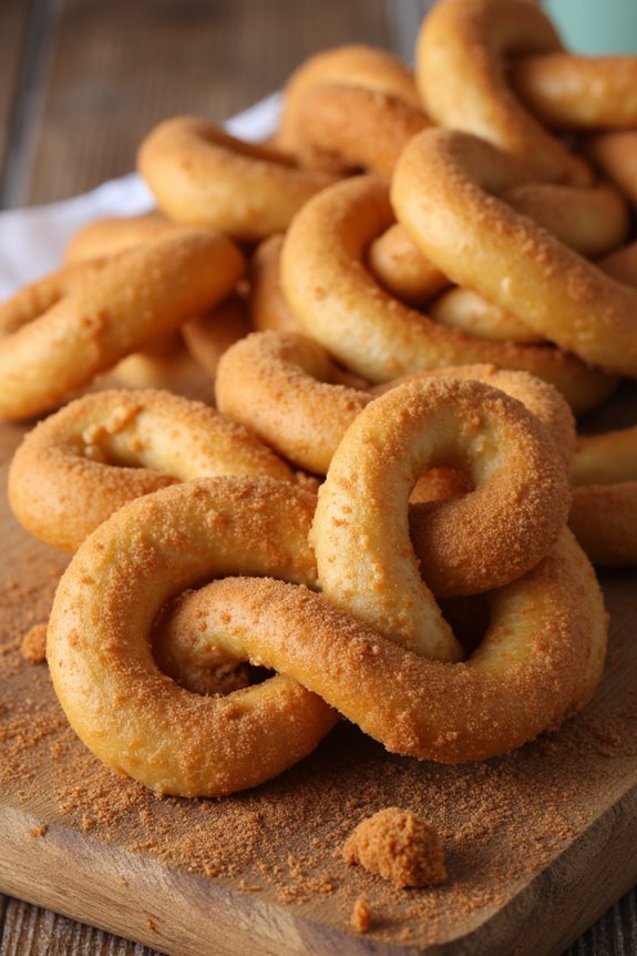 crispy cinnamon sugar twists