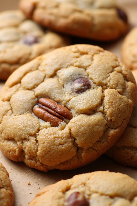 crispy nutty pecan cookies