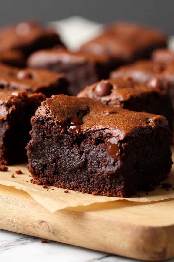 easy decadent air fryer brownies