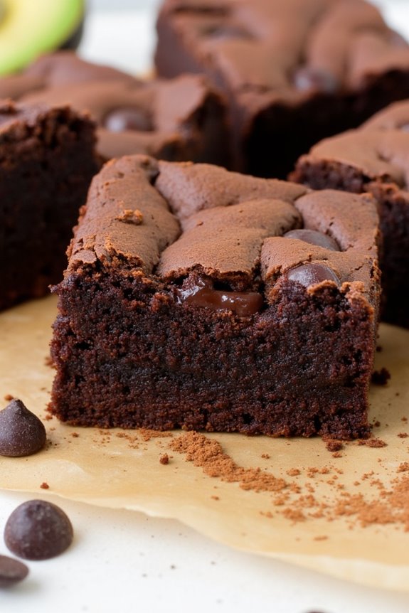 healthy avocado brownie recipe