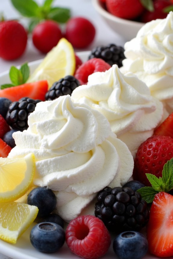 light lemon whipped dessert