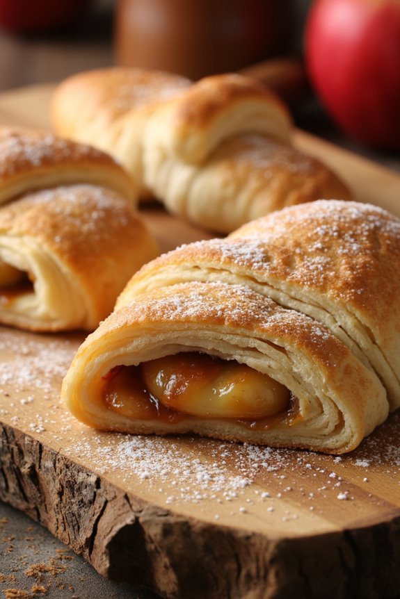 quick apple cinnamon turnovers