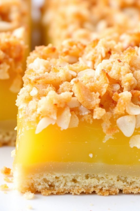 tropical dessert with coconut