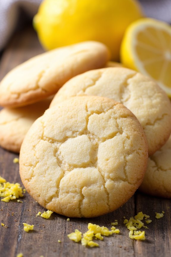 zesty lemon air fryer cookies