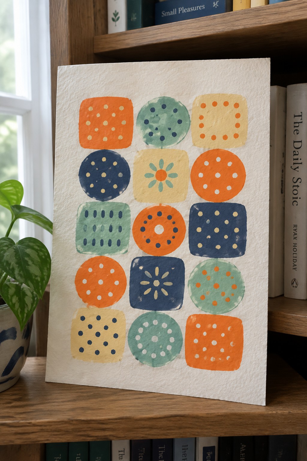 18 Easy Abstract Painting Ideas for Beginners Using Geometric Forms