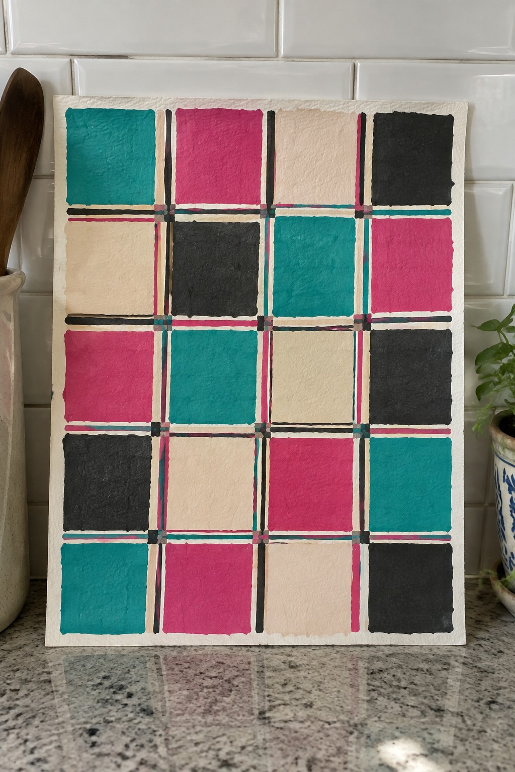 18 Easy Abstract Painting Ideas for Beginners Using Geometric Forms