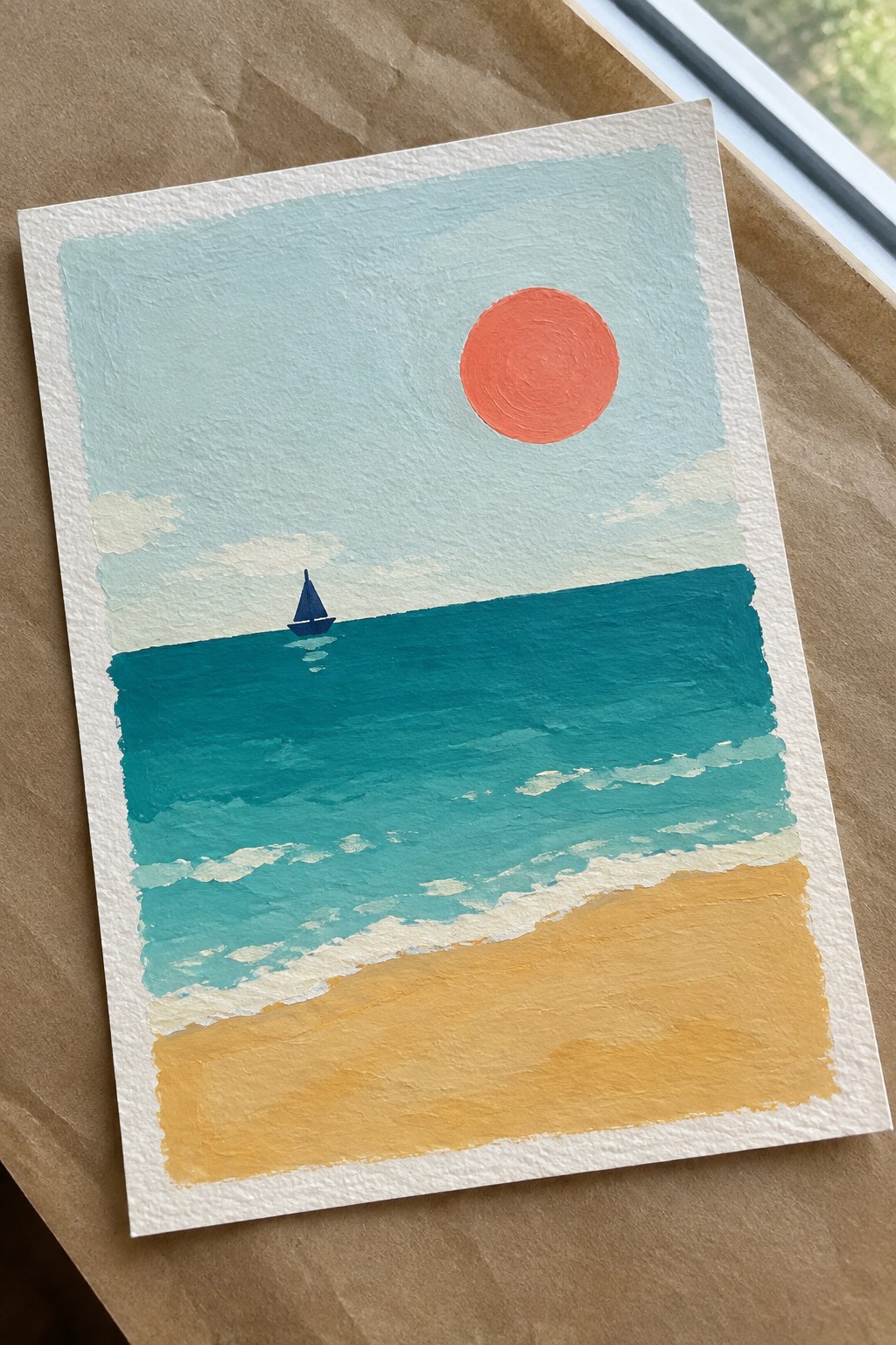 18 Easy Gouache Painting Ideas With Vibrant Color Blocking