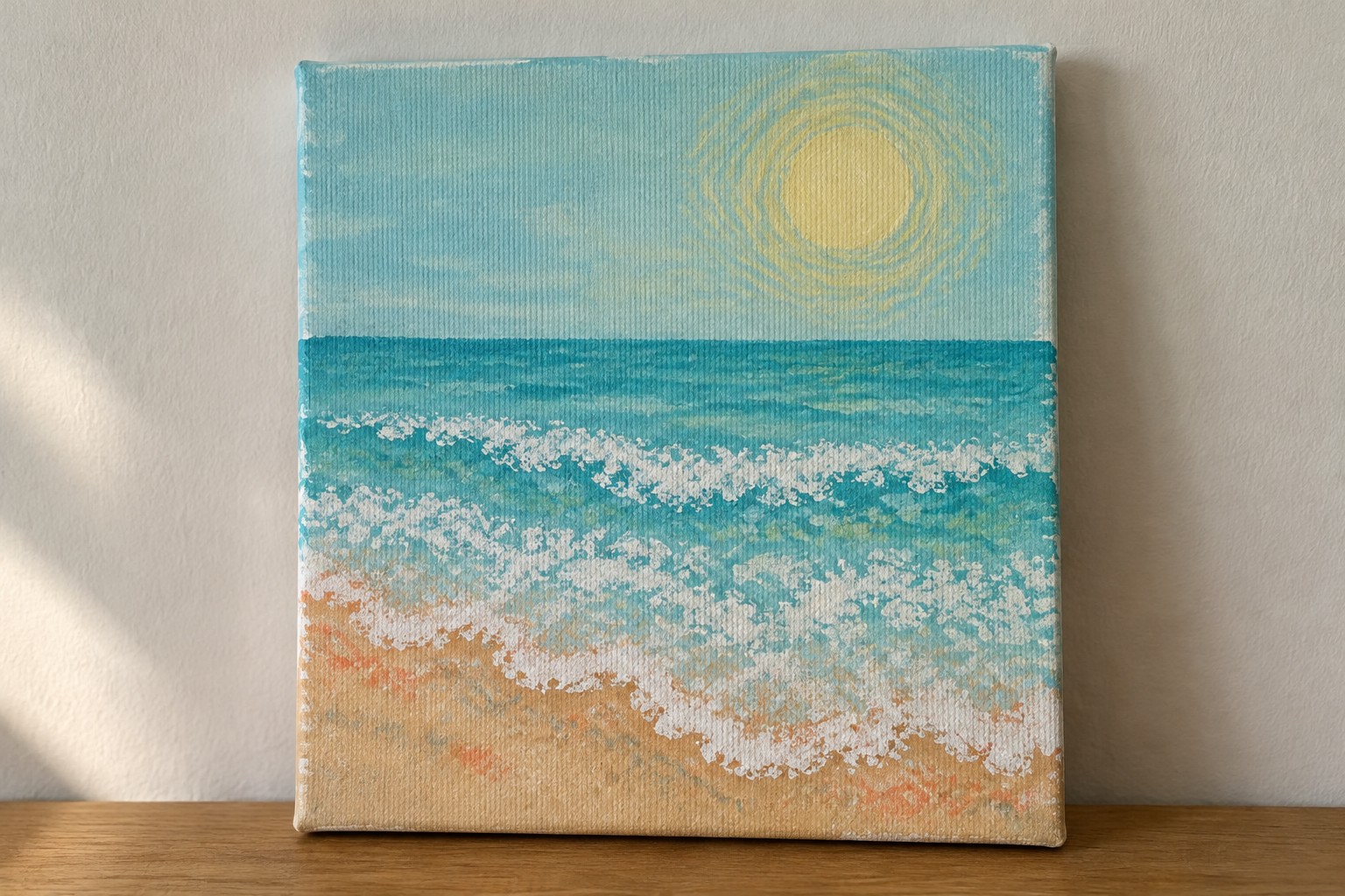 24 Easy Acrylic Painting Ideas for Beginners Using Sponge Textures